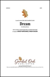 Dream SSA choral sheet music cover